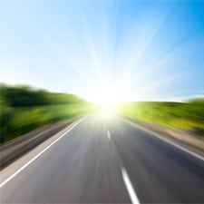 Motion blurry road - Post