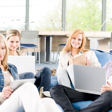 Teens in study group - Post