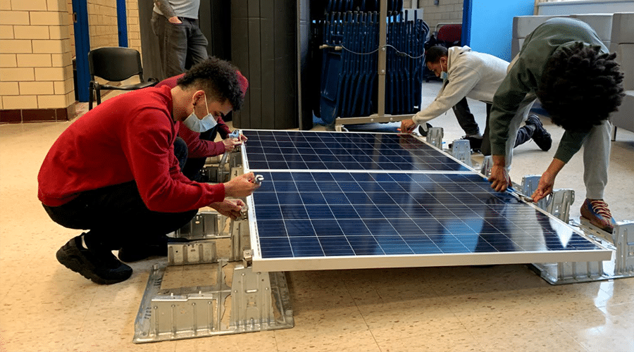 NYC Students working on solar from Generation180: https://generation180.org/blog/solar-schools-students-new-clean-energy-jobs/